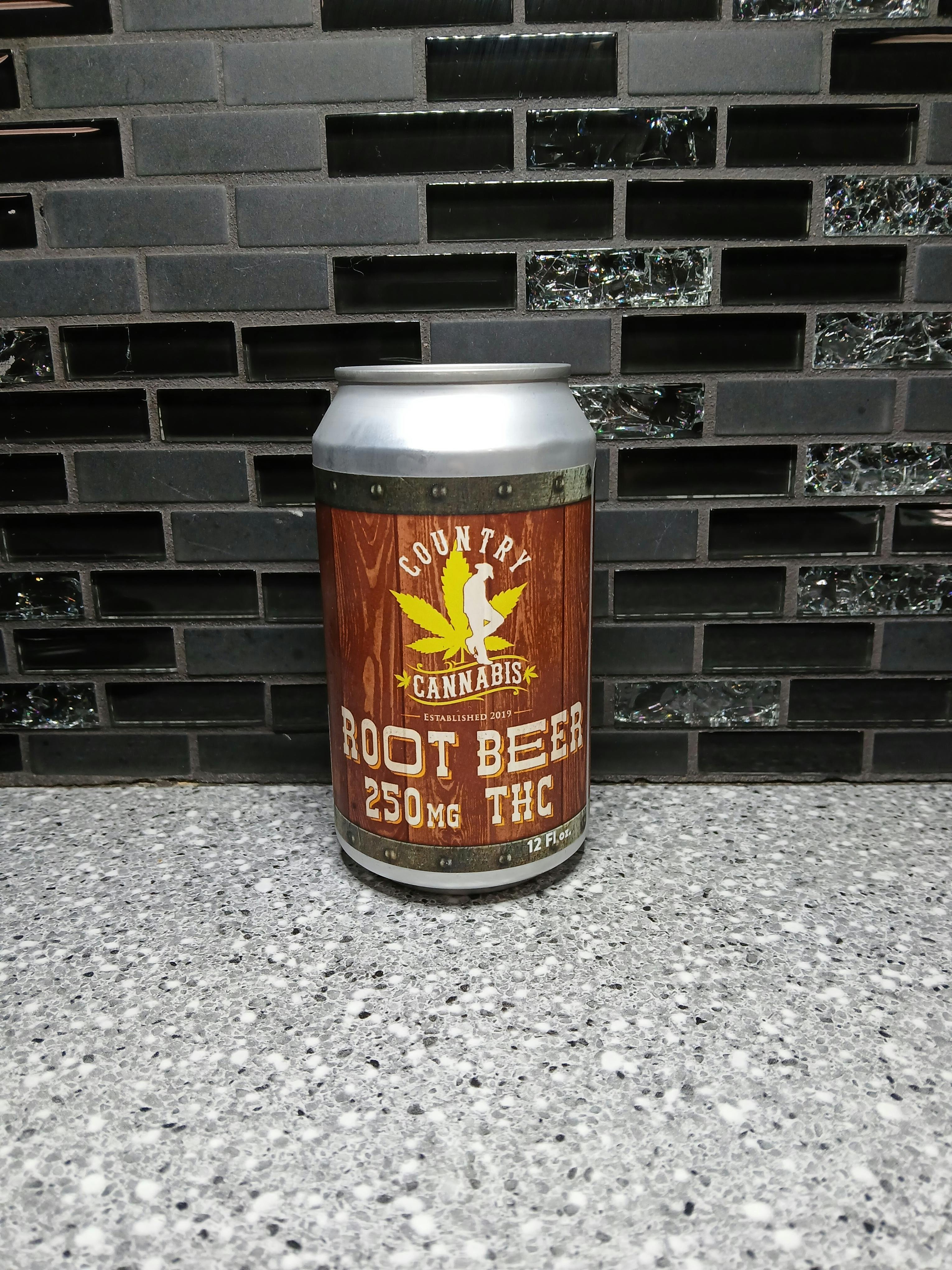 Root Beer 250MG | County Cannabis Soda Drink | 12oz