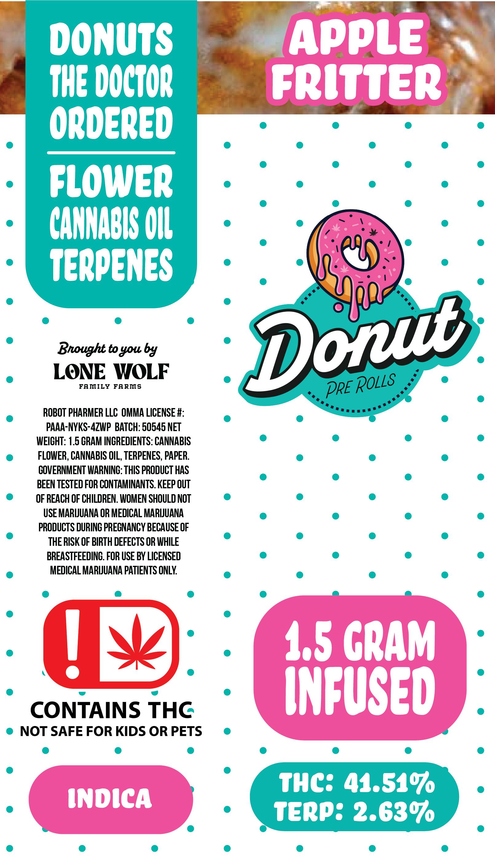 Birthday Cake | Infused Joint | 1.5g by Donut