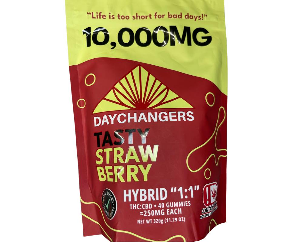 Tasty Strawberry Gummies - 10,000mg - Day Changers