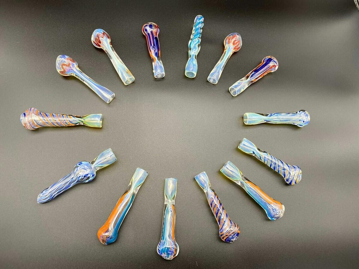 Custom Chillum - 3" Glass Pipe