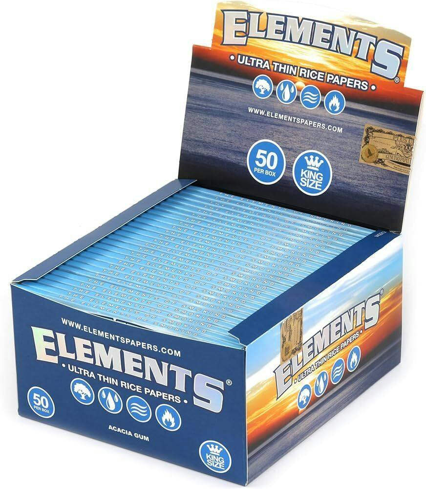Elements Ultra Rice Paper 50 CT King Size