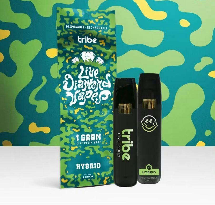 Tribe | Top Mint | Live Diamond Vape | Hybrid | 1g
