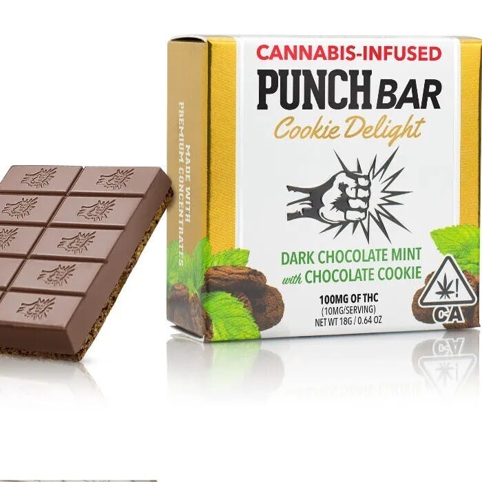 Punch | Dark Chocolate Mint Cookie Delight | Hybrid | PunchBar | 100mg