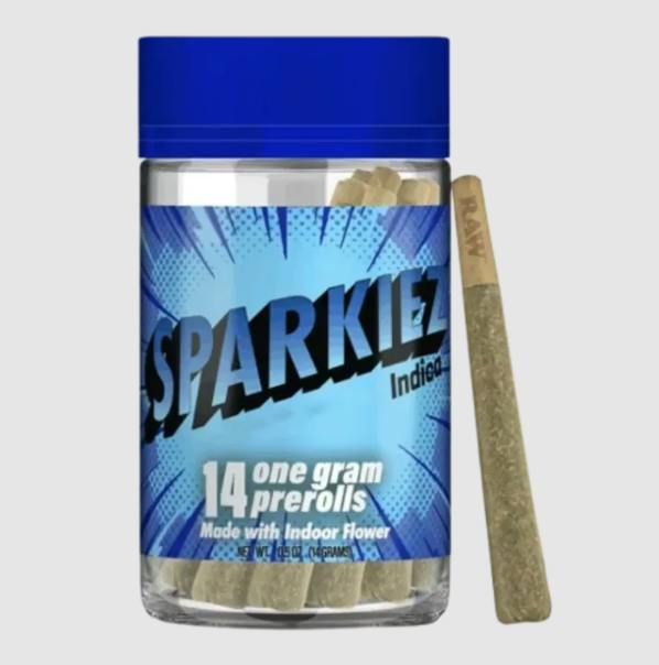 Sparkiez | Bubba Kush | Pre-rolls | 1g each | 14pk