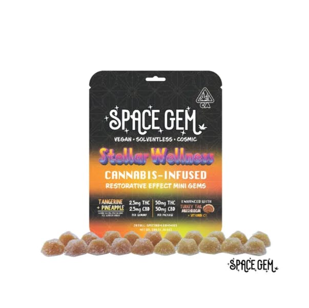 Space Gem: Mini Gems - Stellar Wellness - Tangerine Pineapple