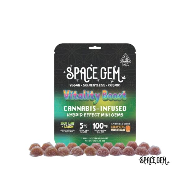 Space Gem: Mini Gems - Vitality Boost - Sour Lemon Lime