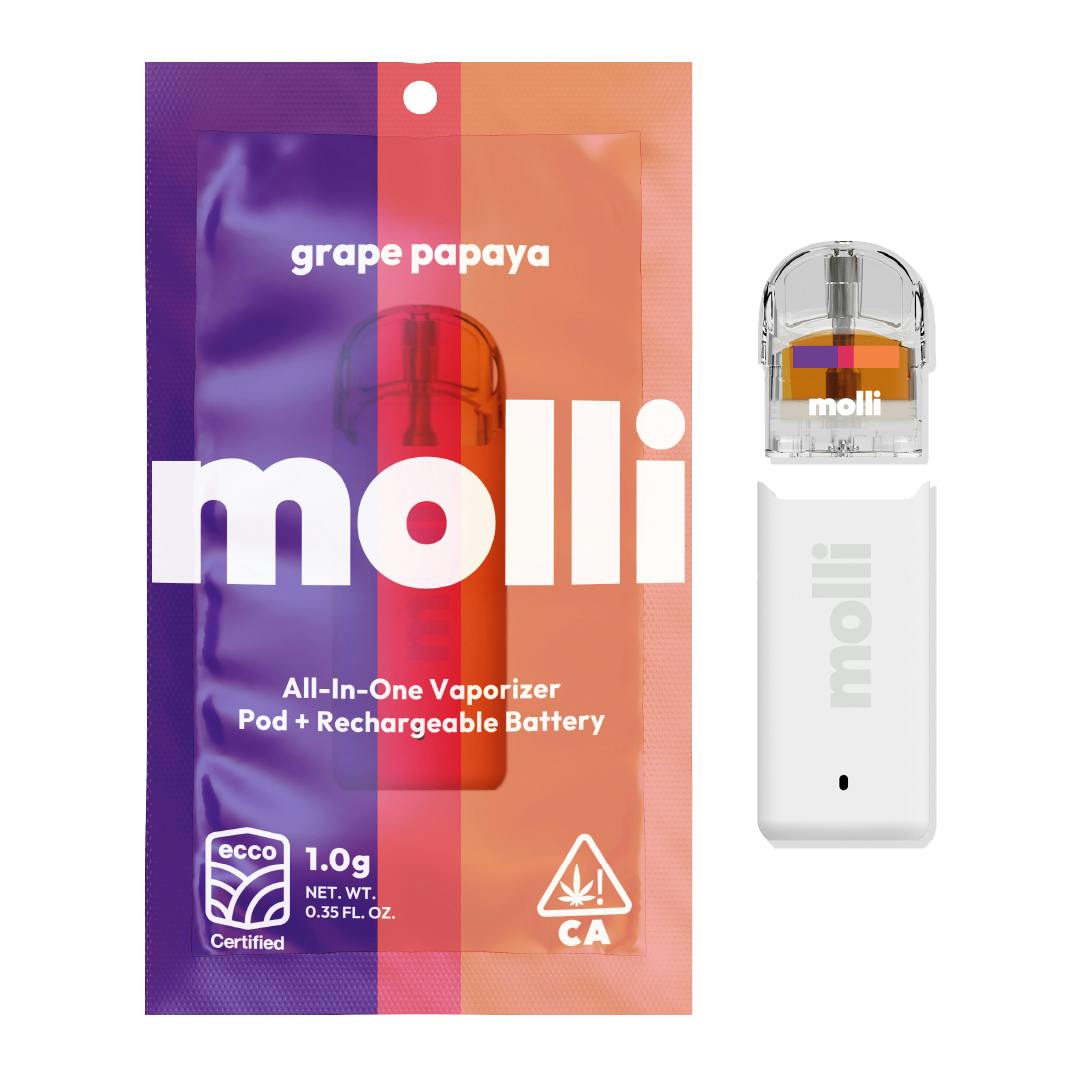 Molli: Grape Papaya Starter Kit
