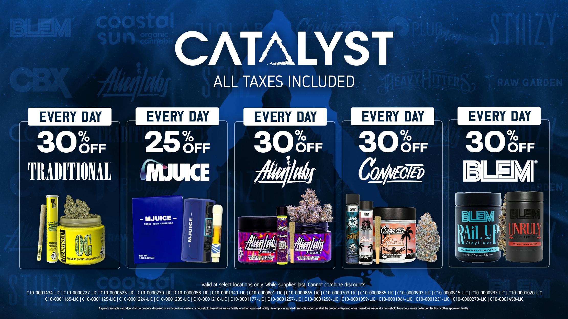 Featured Deals at Catalyst Cannabis Dispensary Lynwood | Weedmaps