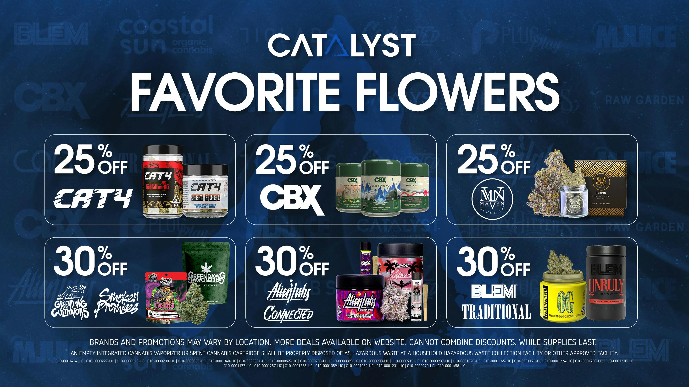 Favorite Flowers at Catalyst Cannabis Dispensary Bellflower | Weedmaps