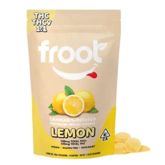 Lemon Gummy 1:1 THC:THCV 10 Pack 100MG