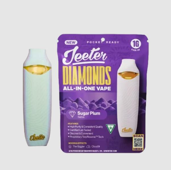 Jeeter | Sugar Plum | Diamonds Disposable | 1g by Jeeter