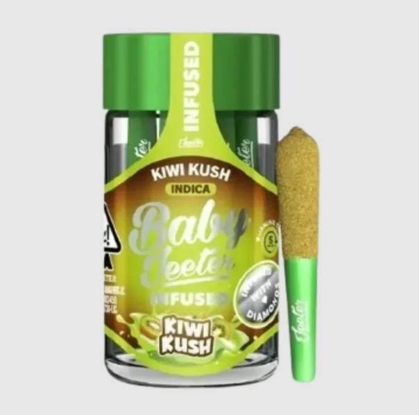 Jeeter | Kiwi Kush | Quad-Infused Minis | 0.5g each | 5pk