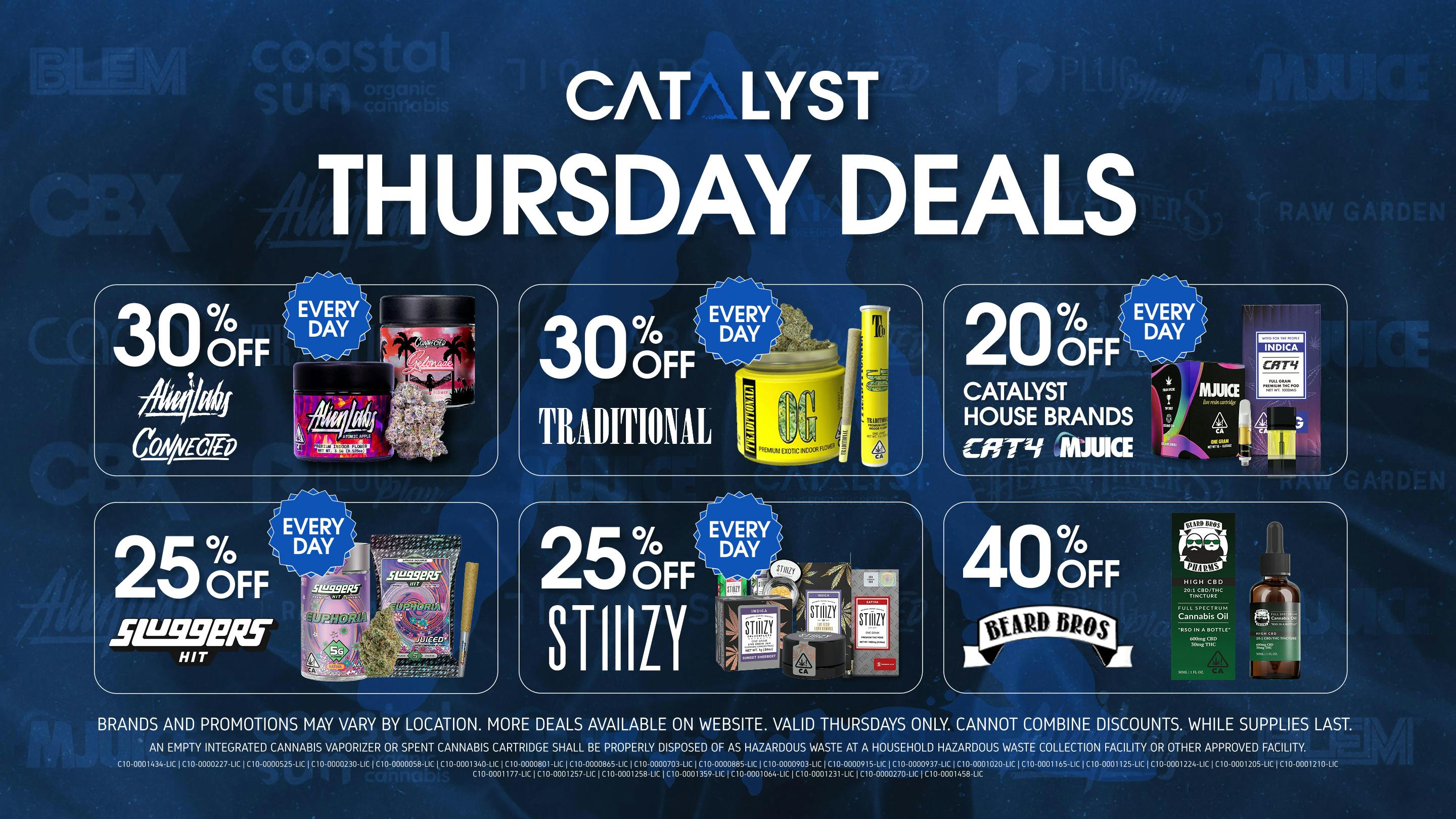 Thursday Deals at Catalyst Cannabis Dispensary Long Beach - Cherry