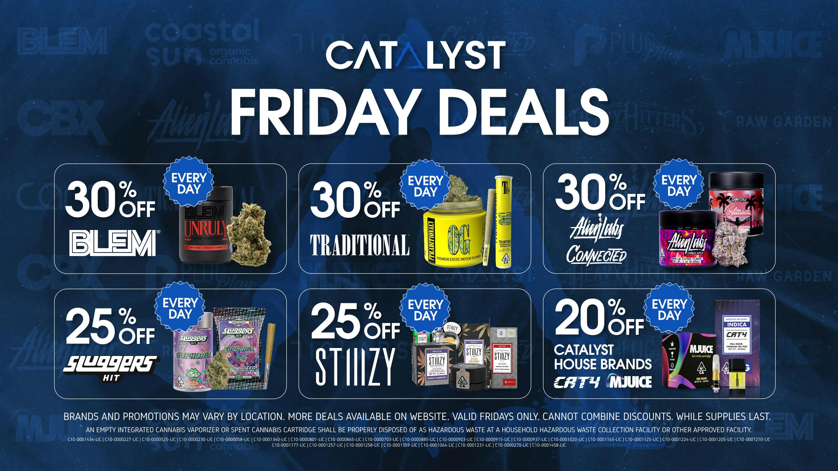Friday Deals at Catalyst Cannabis Dispensary Lynwood | Weedmaps