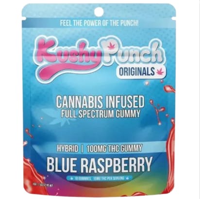 Blue Raspberry Individual Gummies | 100mg | 10ct | 10mg/ea
