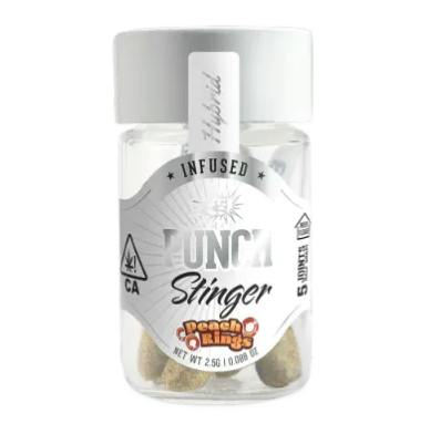 Punch | Peach Rings | Hybrid | 5 Mini Pre-Rolls | Stingers | 2.5g