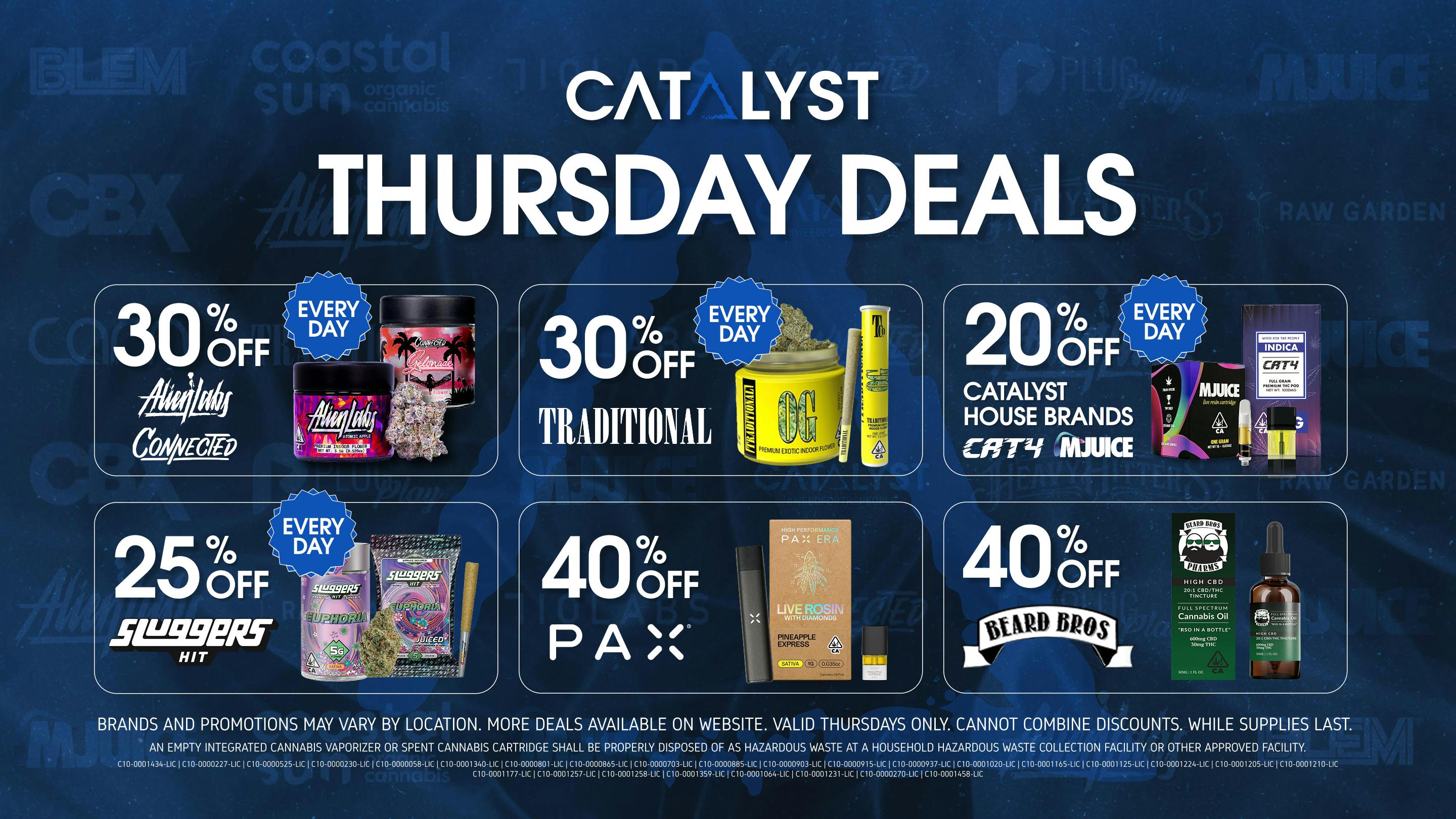 Thursday Deals at Catalyst Cannabis Dispensary Costa Mesa | Weedmaps