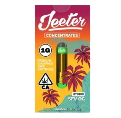 Jeeter | SFV OG | Diamonds 510 Premium Cartridge | 1g