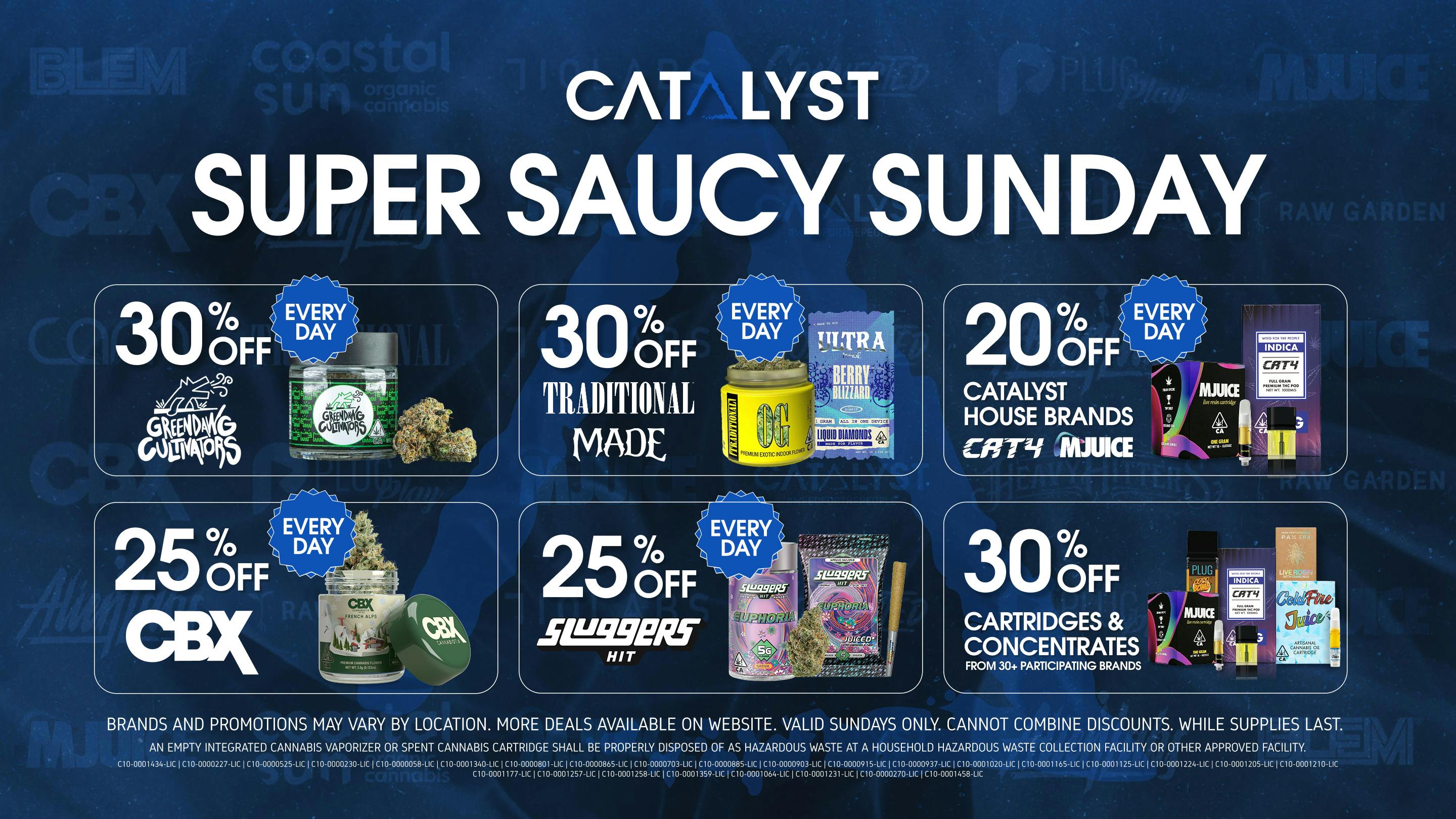 Super Saucy Sunday at Catalyst Cannabis Dispensary Lancaster