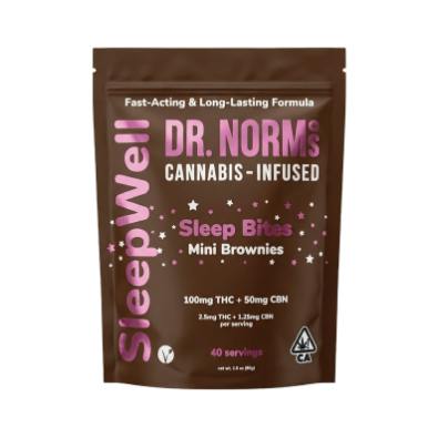Brownie Sleep Mini Bites 2:1 10 Pack 100MG