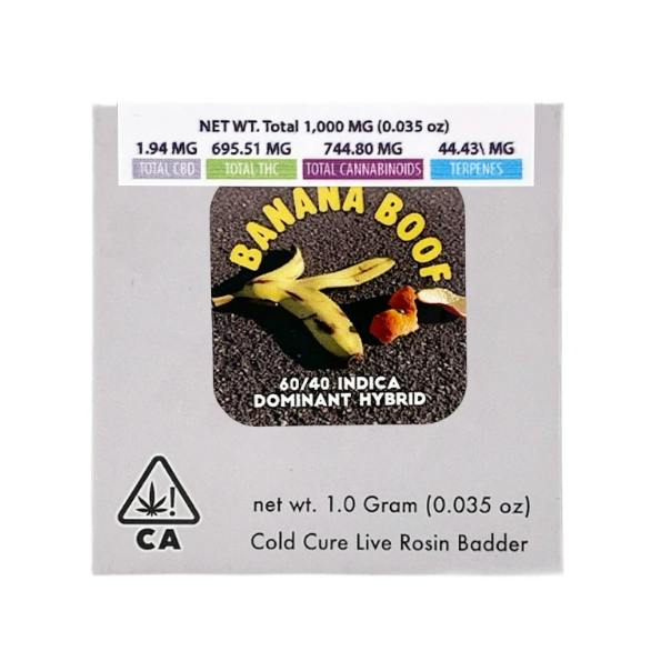 Banana Boof Live Rosin (Tier 2) 1G