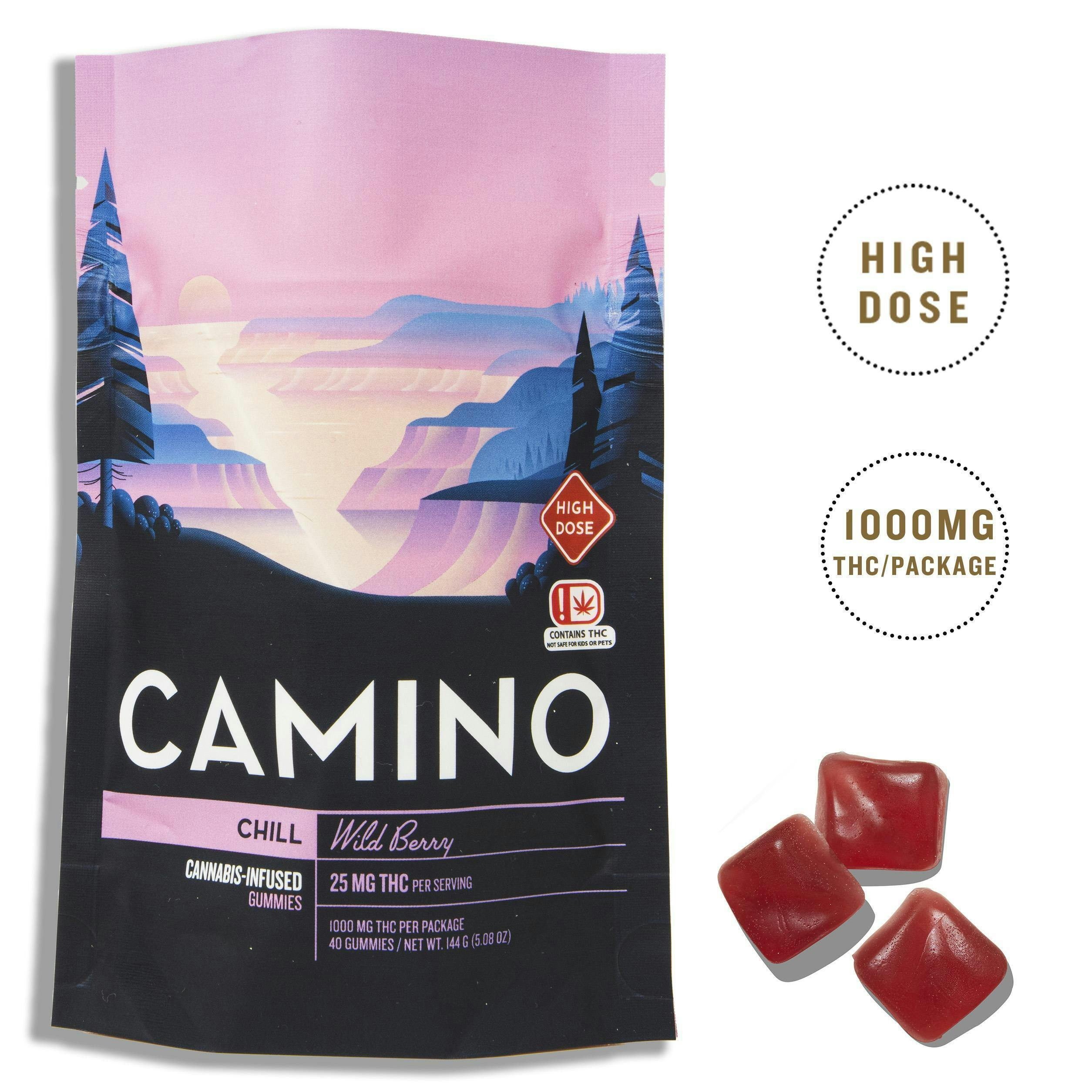 1000mg Wild Berry Gummies | Camino