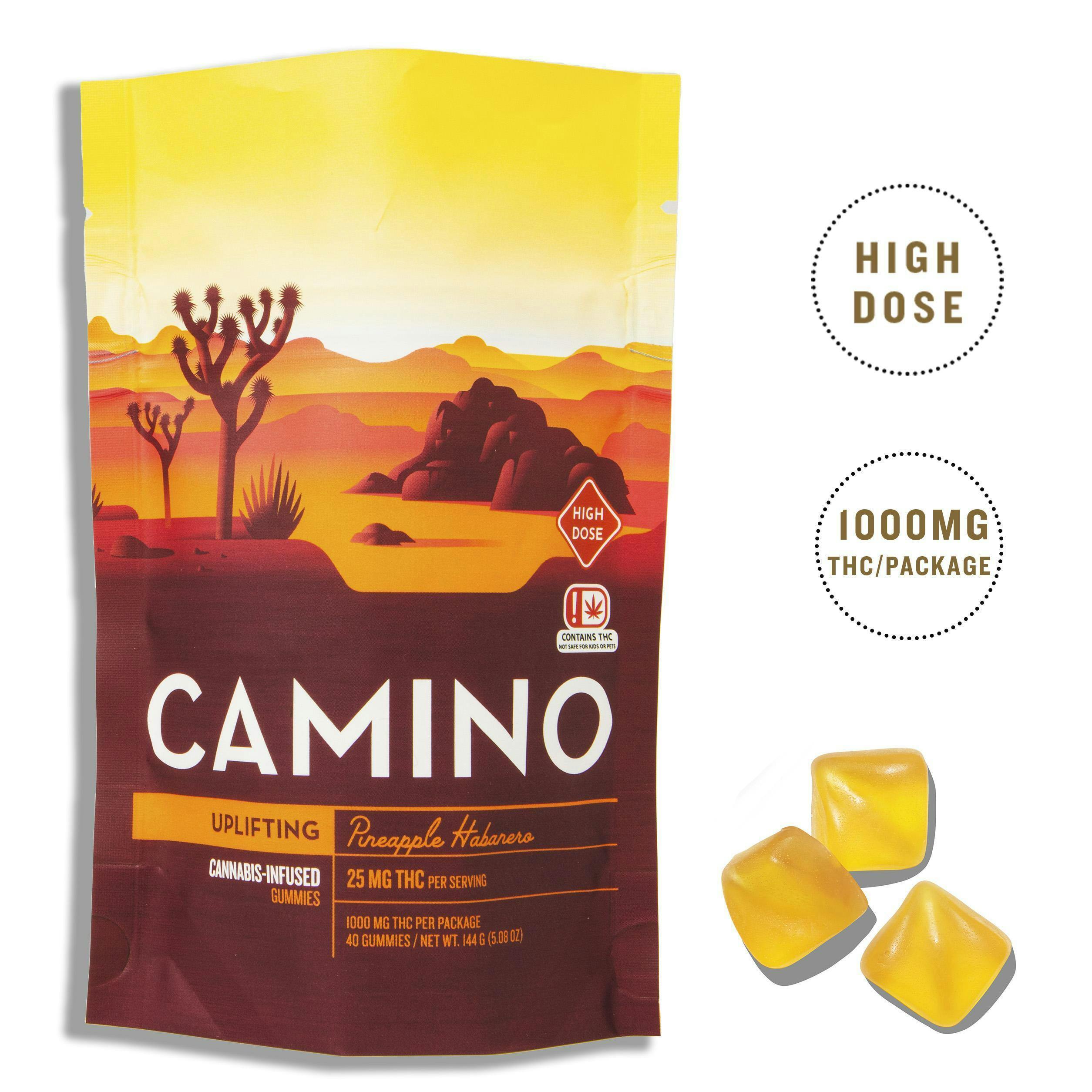 1000mg Pineapple Habanero Gummies | Camino