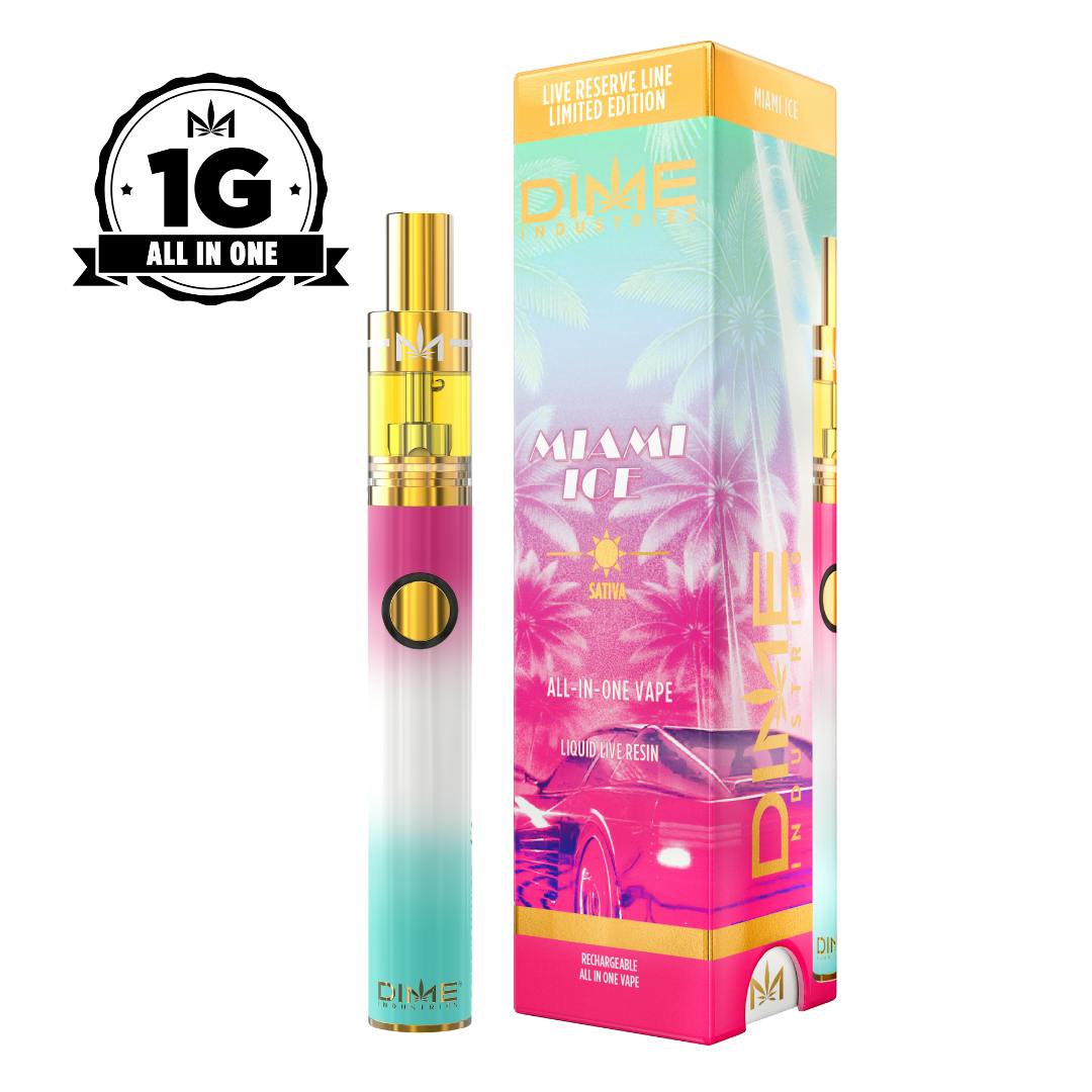 1g Miami Ice | Live Reserve Disposable | Dime