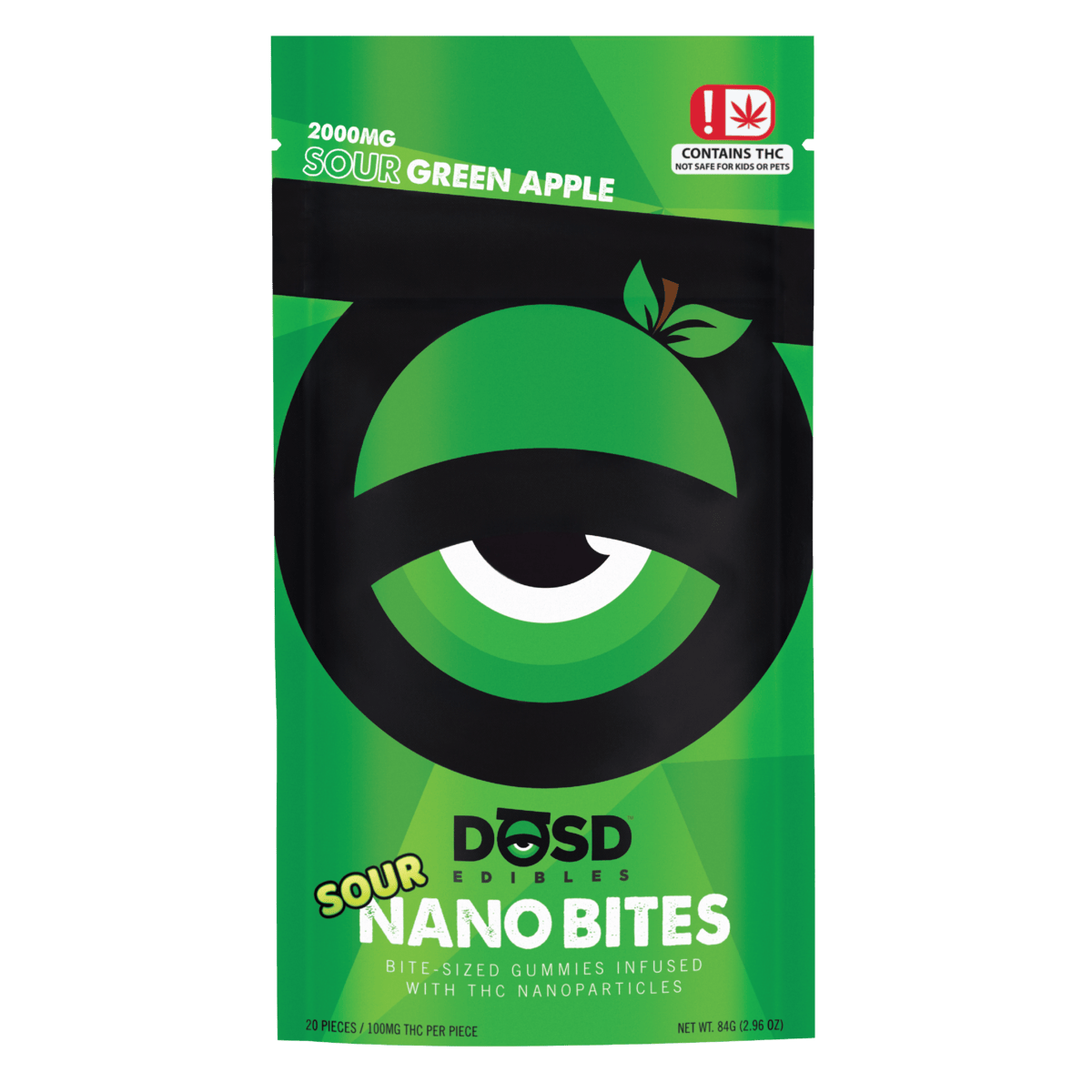 2000mg Sour Apple | Sativa | DOSD