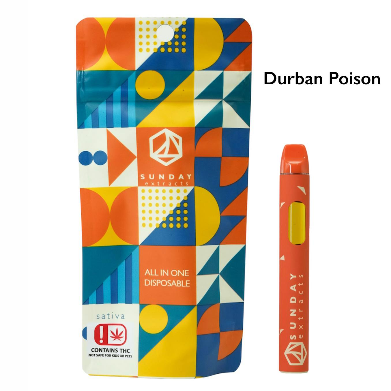 2g Durban Poison | Live Resin Disposable | Sunday