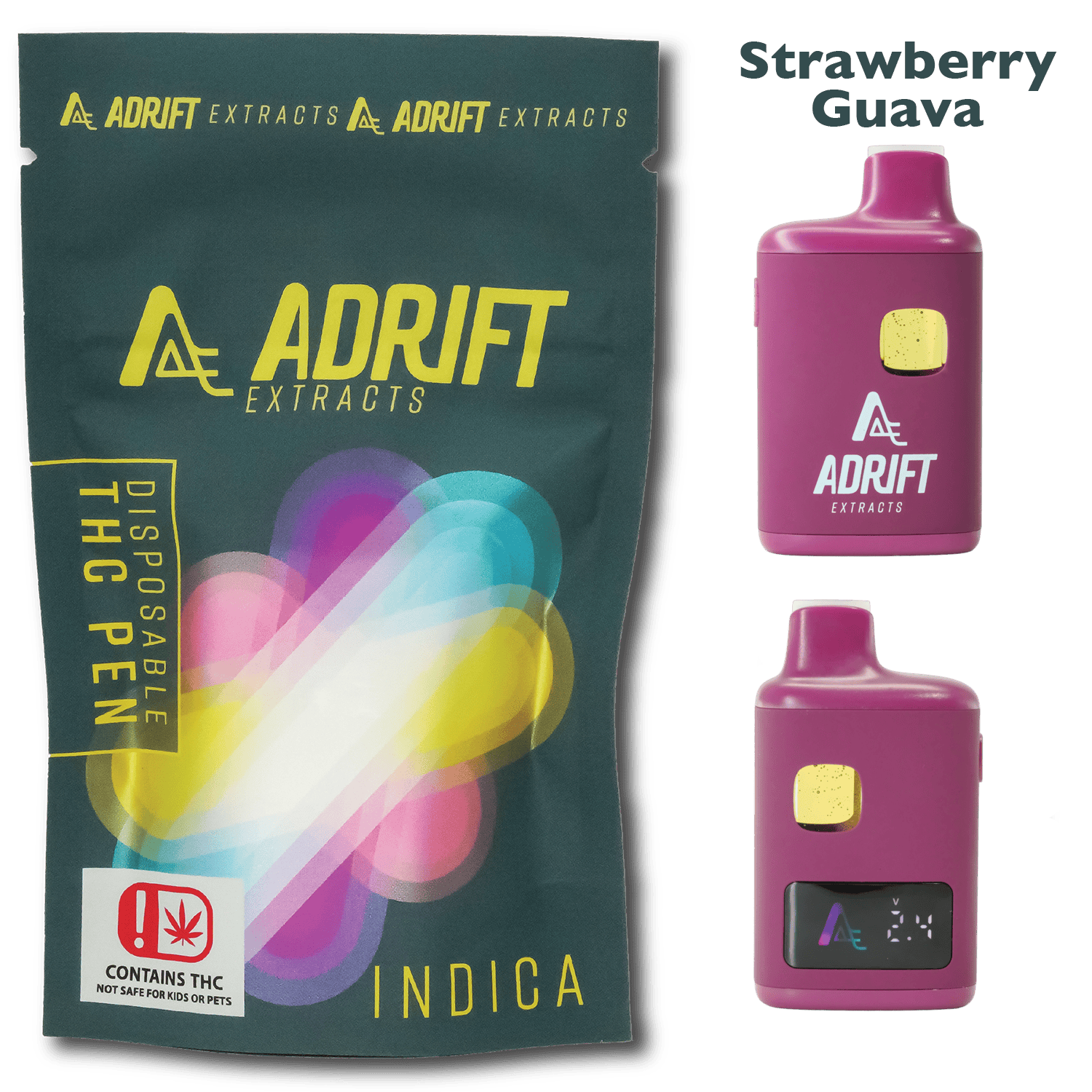 3g Strawberry Guava | Disposable | Adrift Extracts