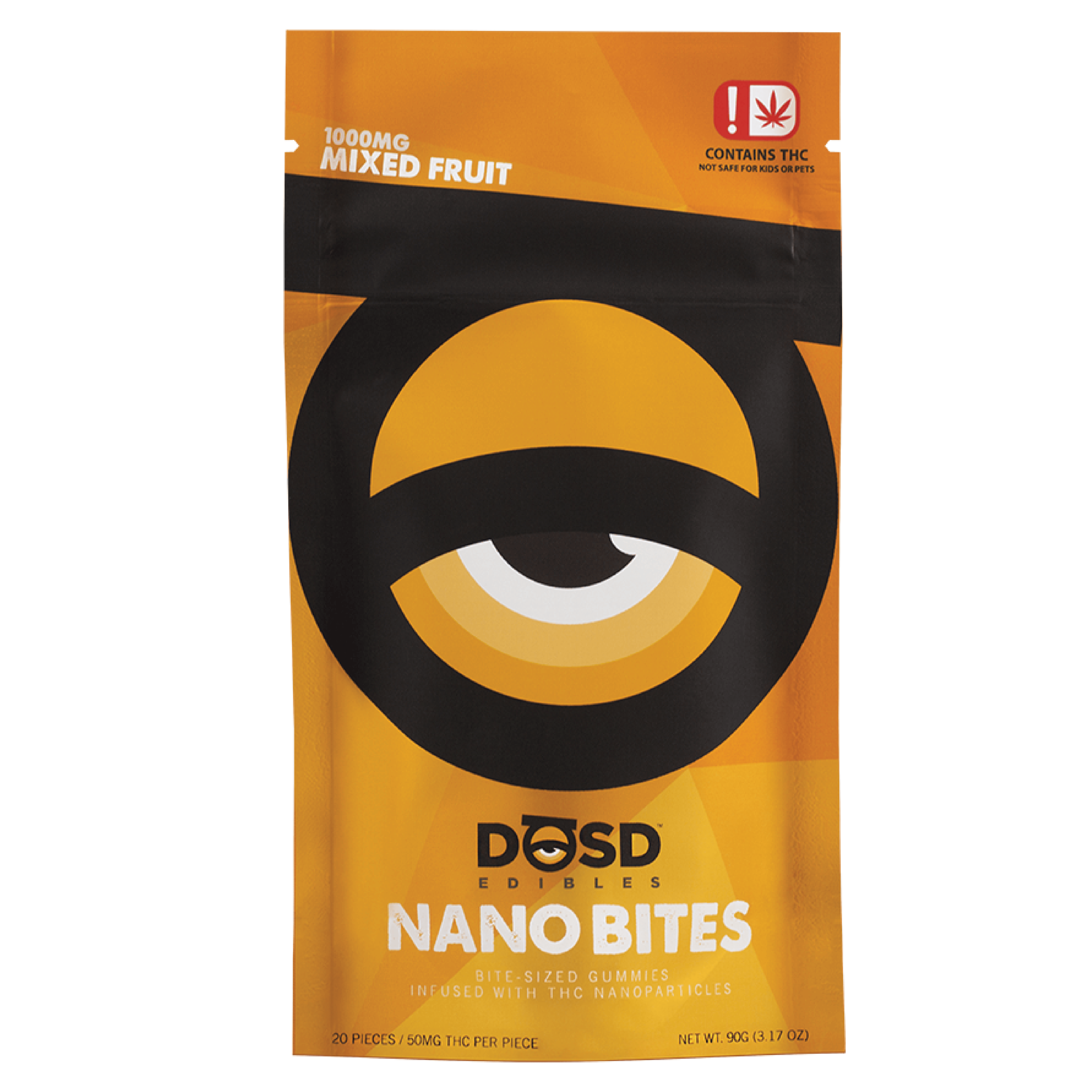 1000mg Mixed Fruit Gummies | Sativa | DOSD