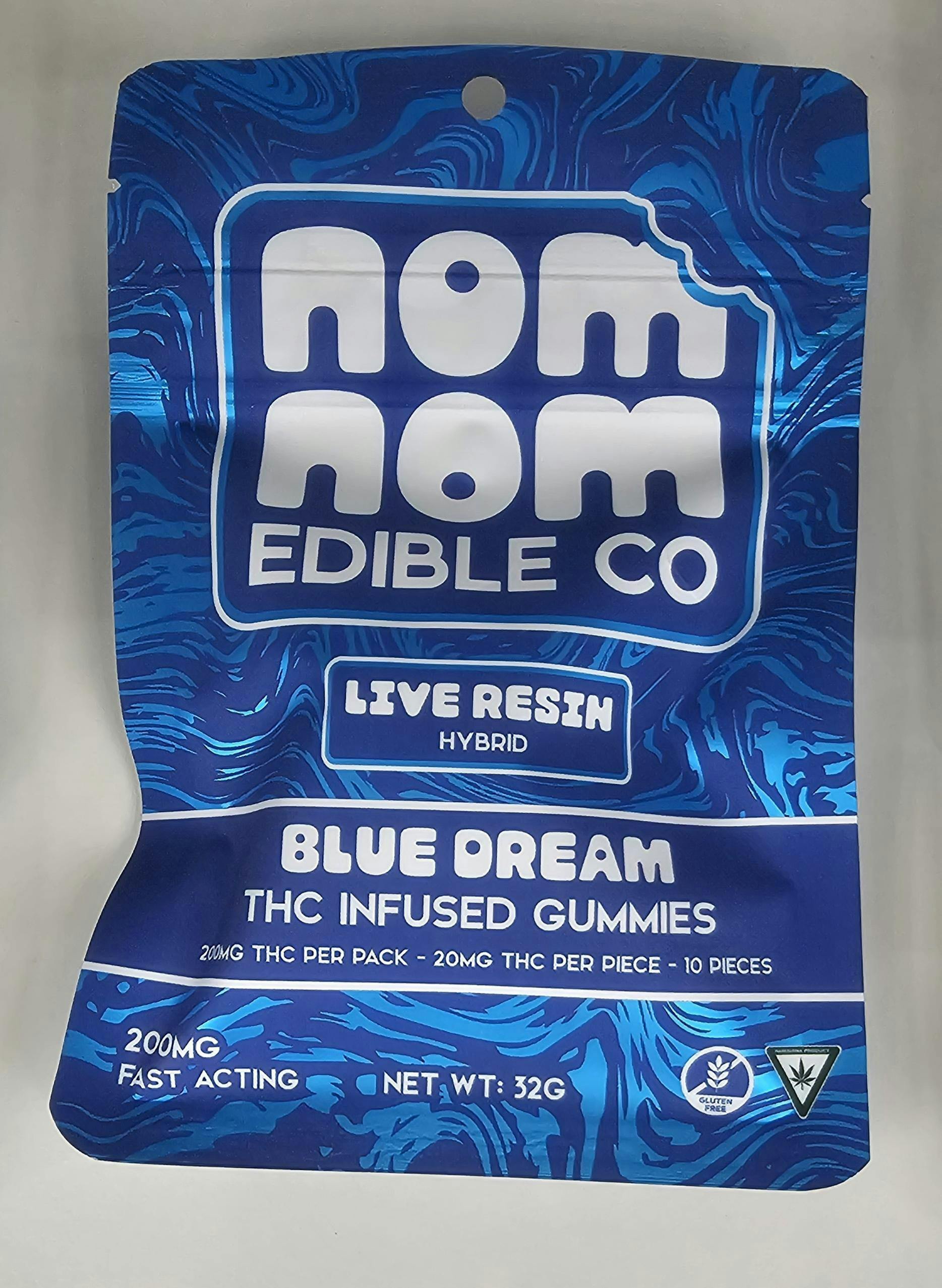 Nom Nom LR Gummies | Blue Dream | 200mg by Nom Nom Edible Co