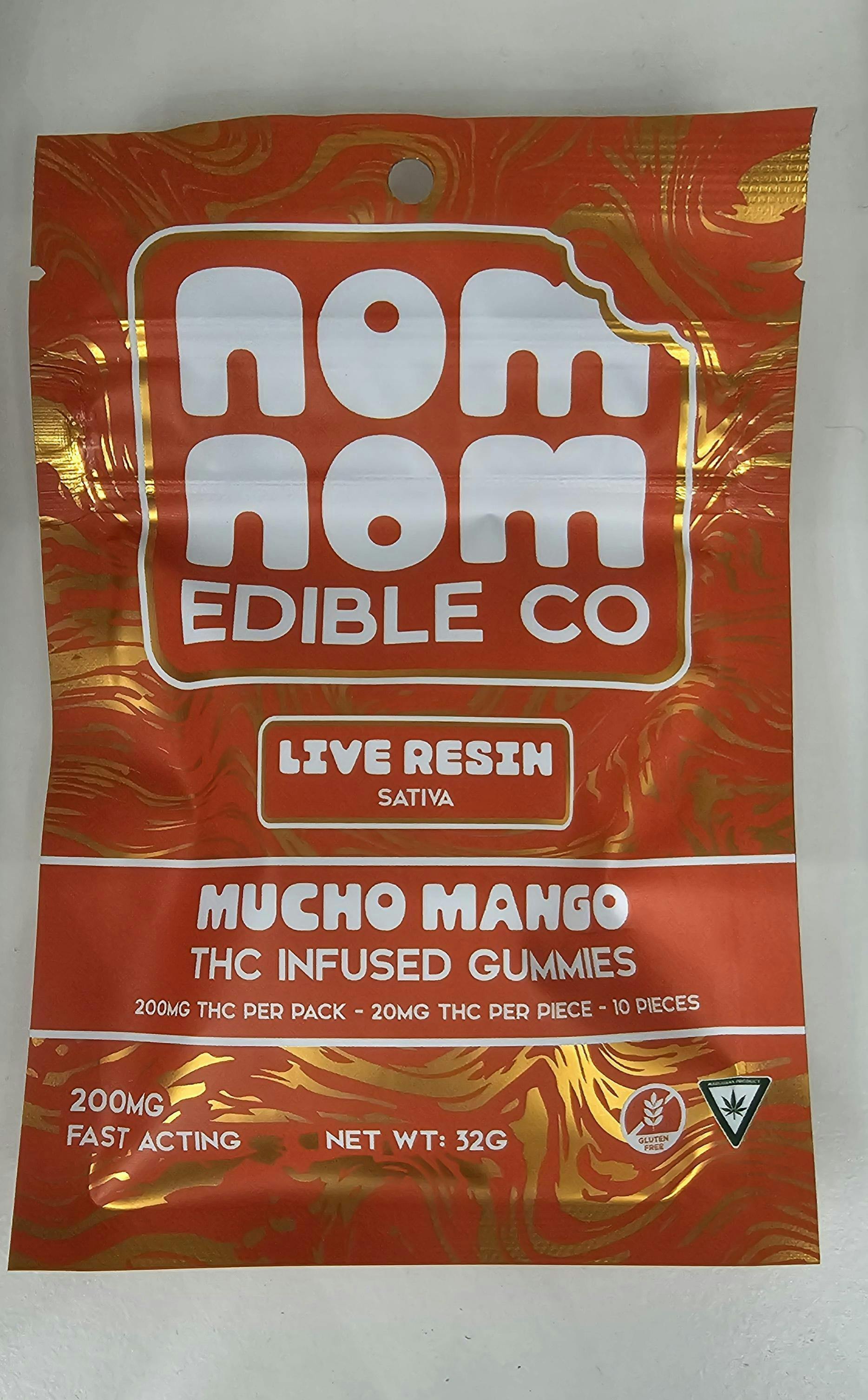 Nom Nom LR Gummies | Mucho Mango | 200mg
