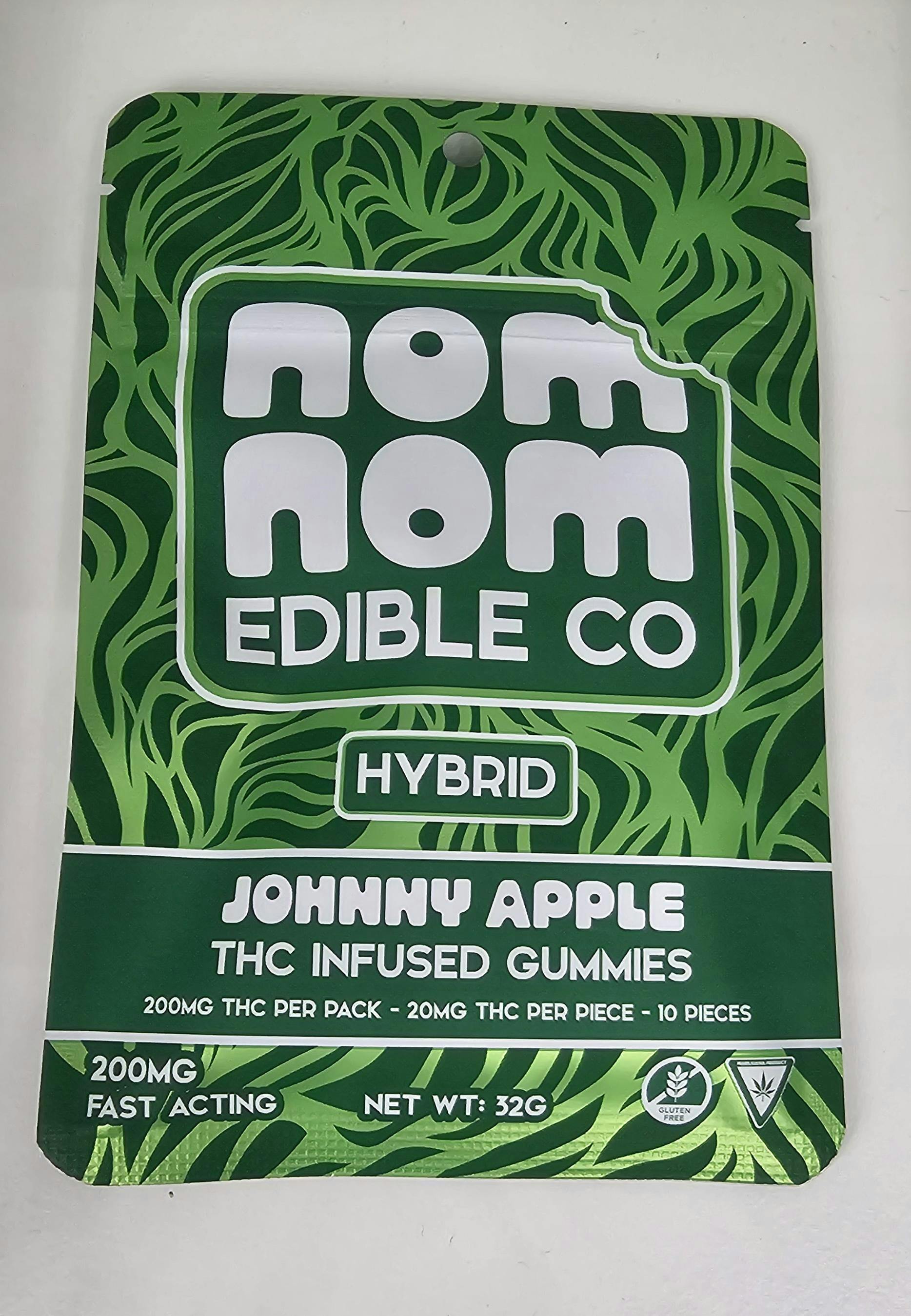 Nom Nom Gummies | Johnny Apple | 200mg