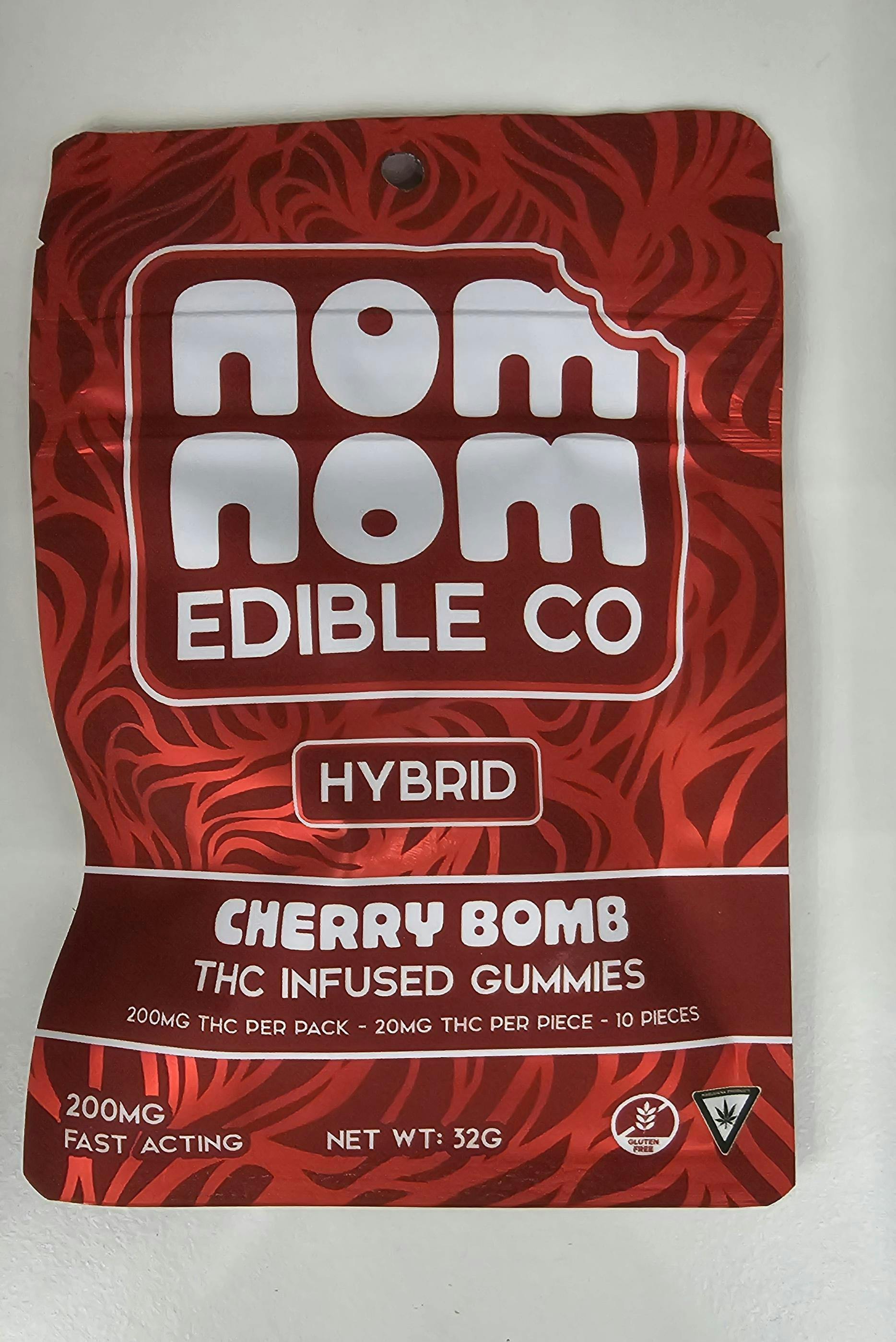 Nom Nom Gummies | Cherry Bomb | 200mg