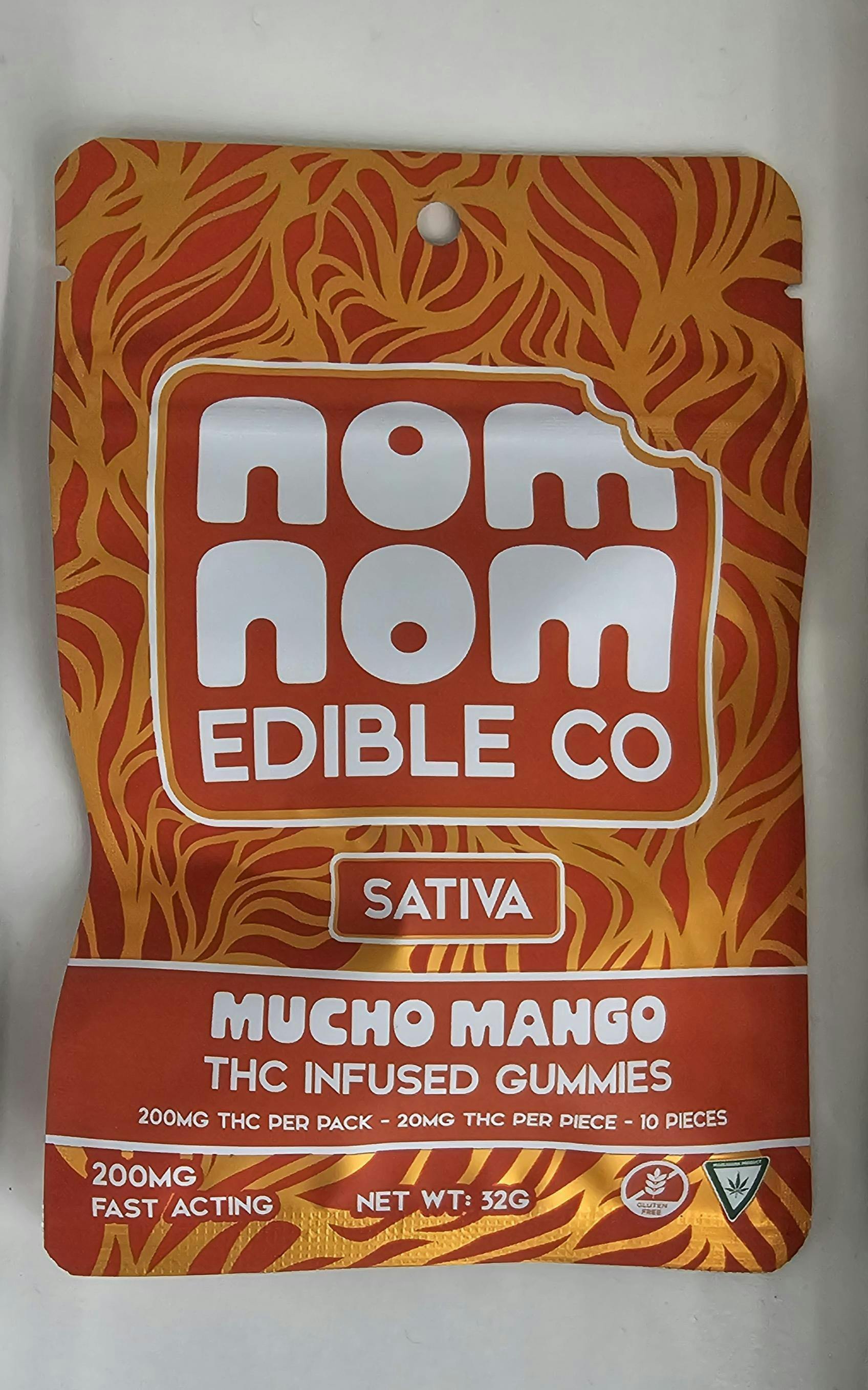 Nom Nom Gummies | Mucho Mango | 200mg