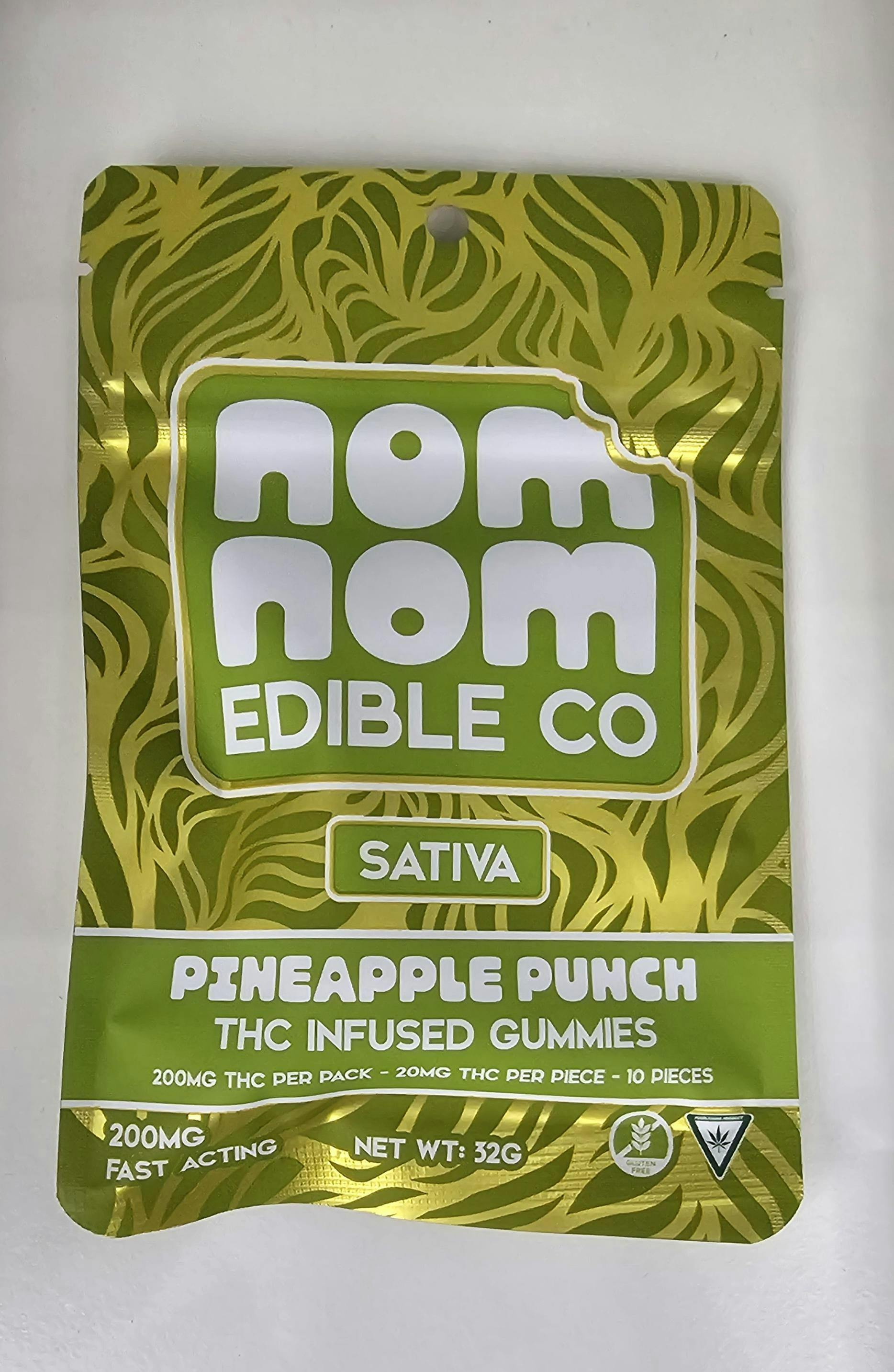 Nom Nom Gummies | Pineapple Punch | 200mg
