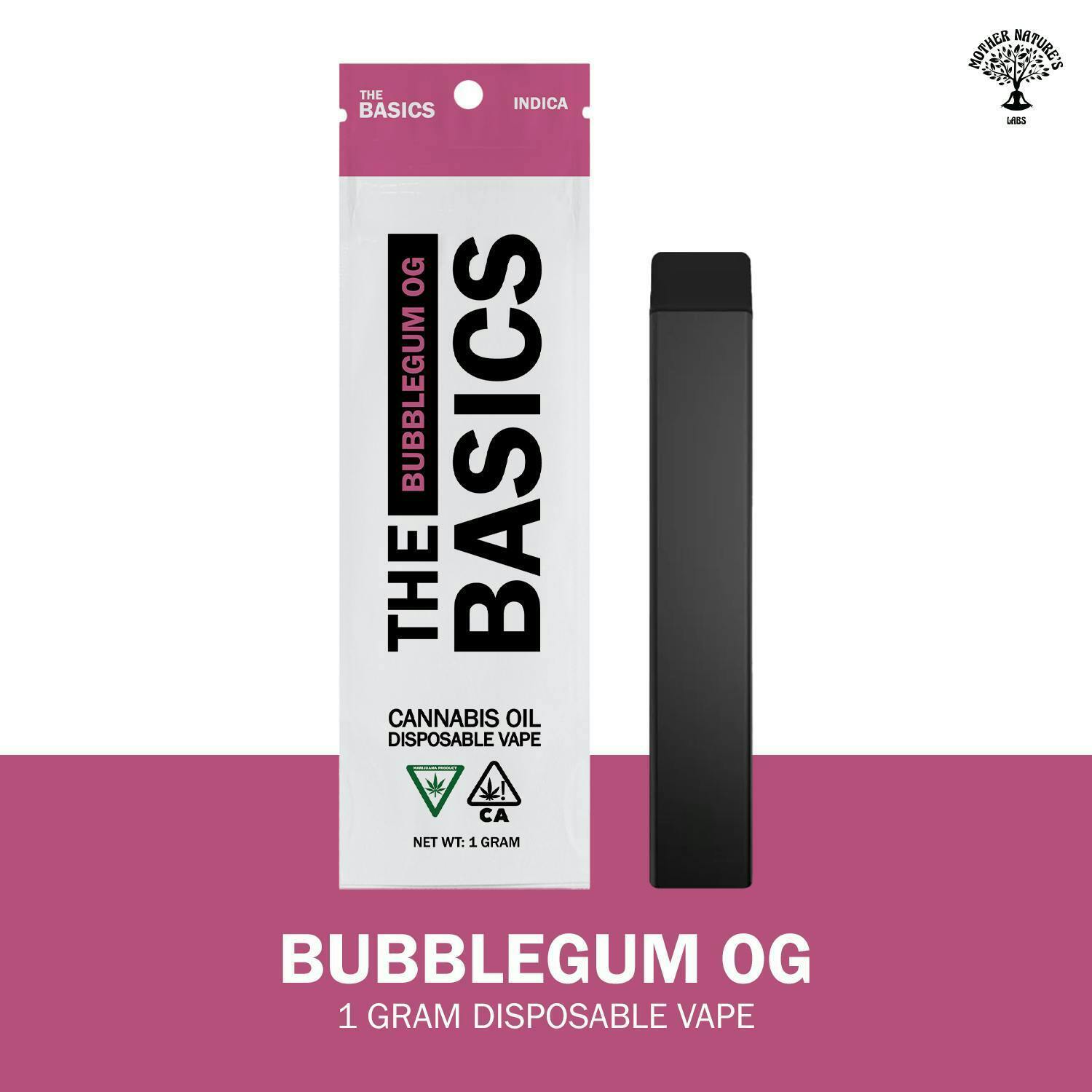 The Basics | Bubblegum OG | 1G Disposable by The Basics