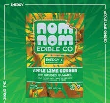 Nom Nom | Apple Lime Ginger | Energy Gummies