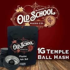 Old School Hash: Grape Gas - 1g Temple Ball by Old School Hash Co.