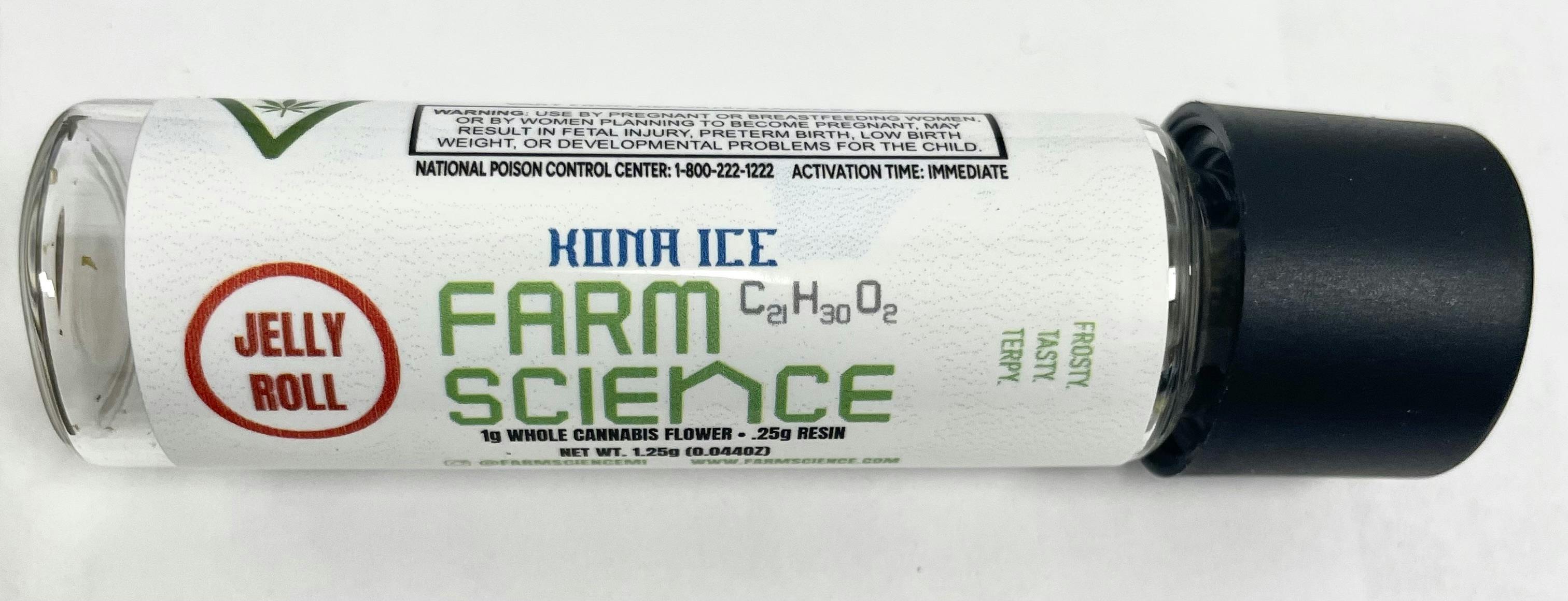 Farm Science | Kona Ice | Glass Tip Infused Pre-Roll 1.25G