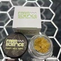 Farm Science 3.5g Live Resin Zealously