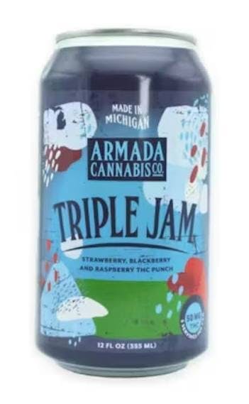 Strawberry Blackberry Raspberry | Carbonated | 50mg | 355ml at Burn Cannabis Roseville