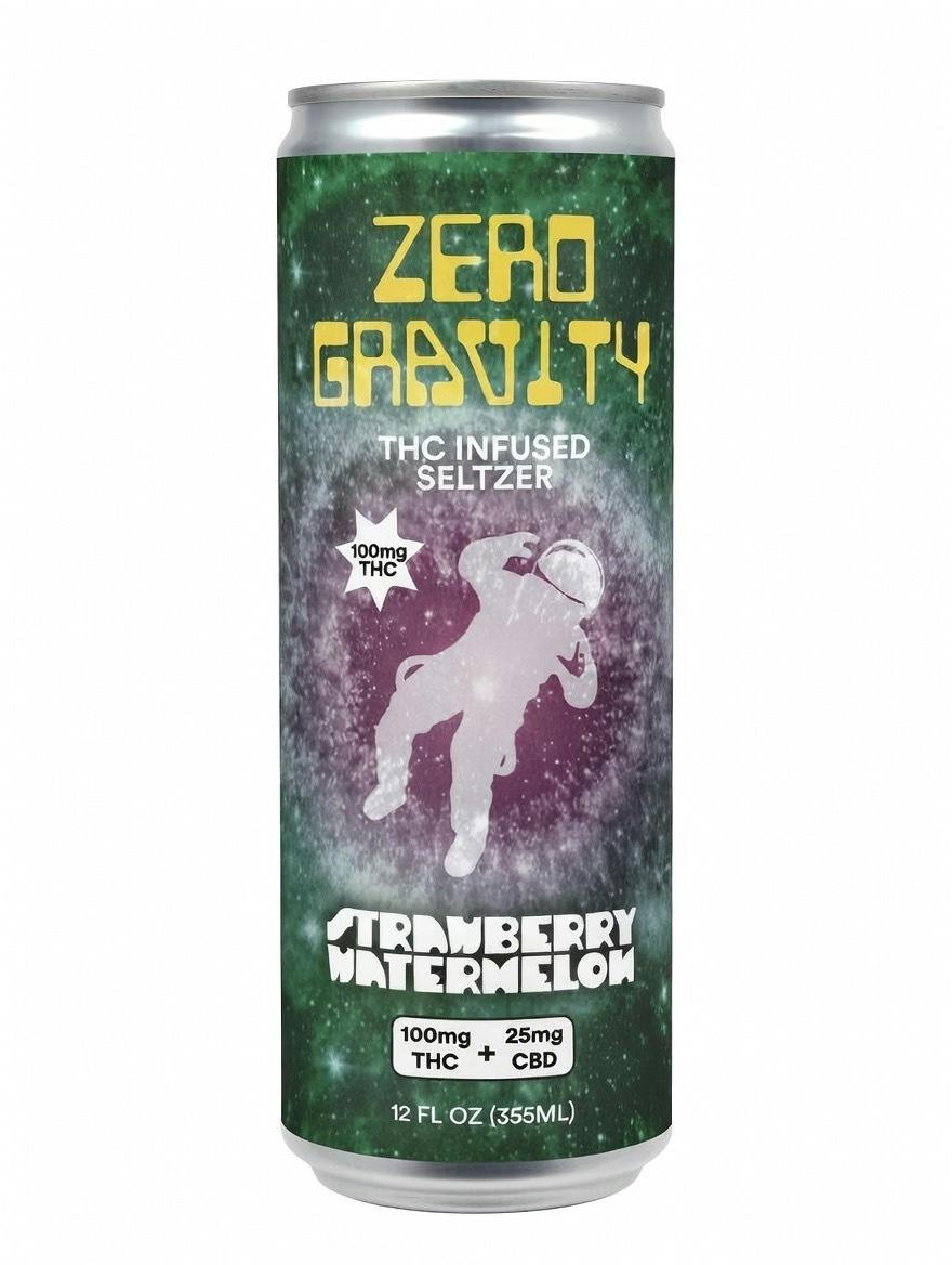 Zero Gravity: Strawberry Watermelon Seltzer 4:1 - 100mg