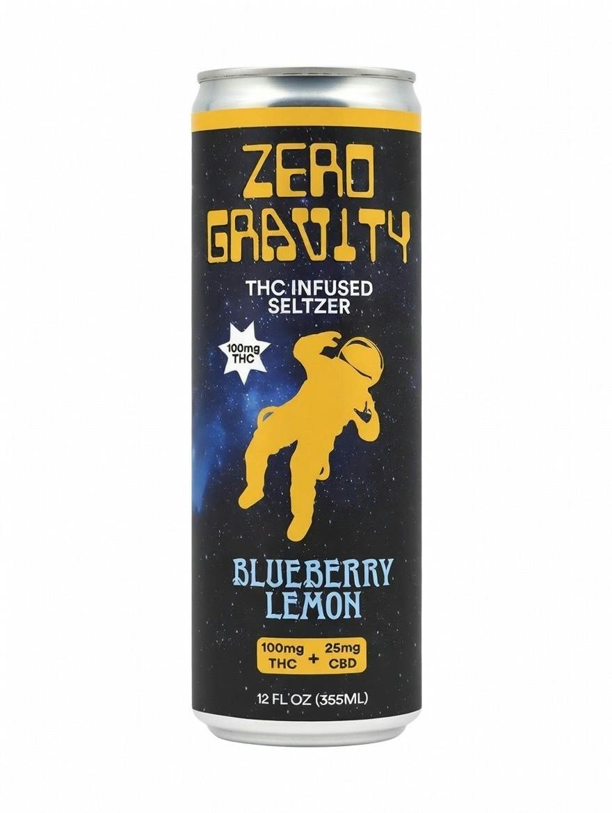 Zero Gravity: Blueberry Lemon Seltzer 4:1 - 100mg