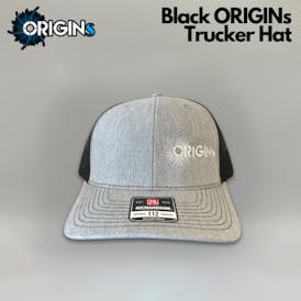 Black ORIGINS Trucker Hat