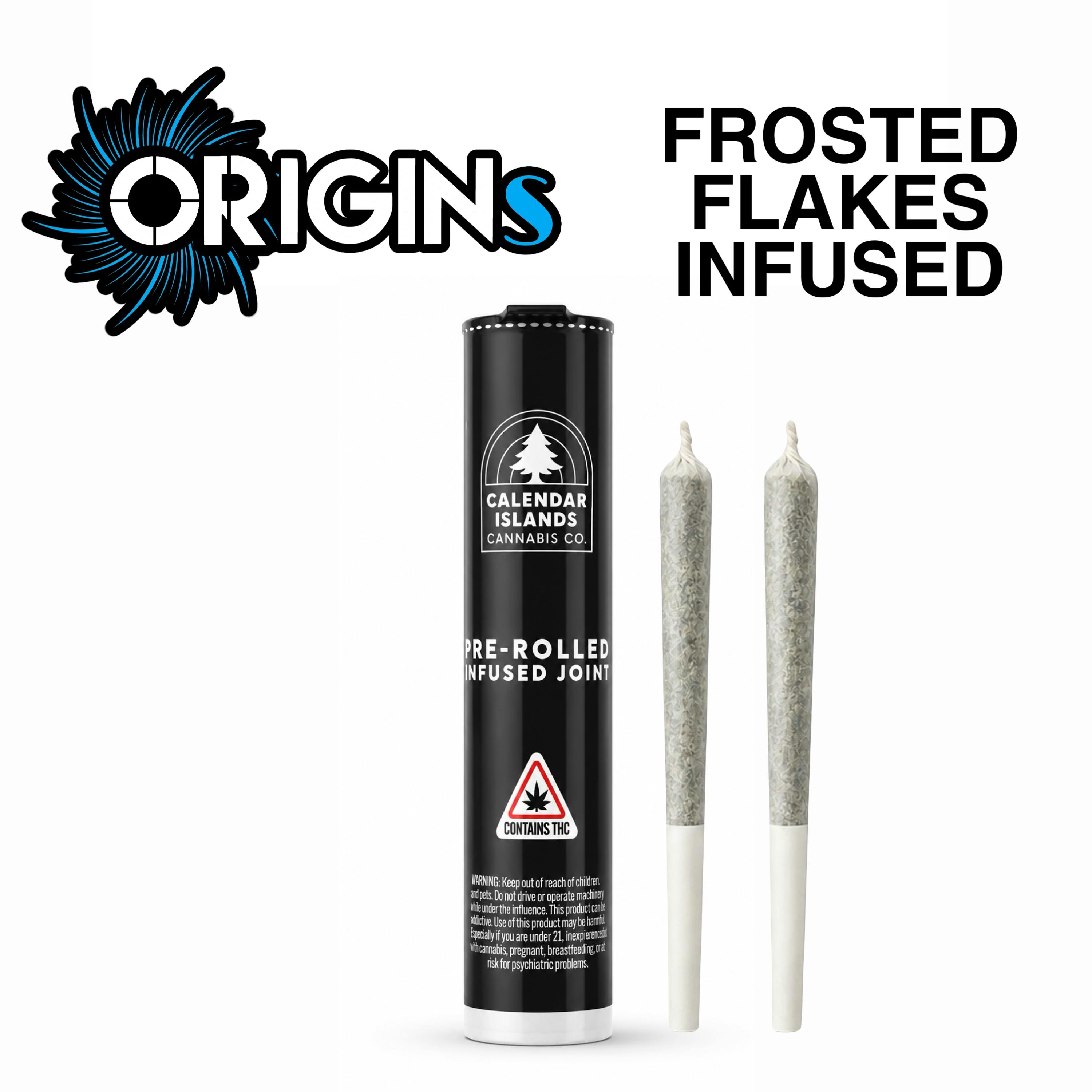 Frosted Flakes 1G Infused Preroll- Calendar Islands Cannabis (Hybrid)