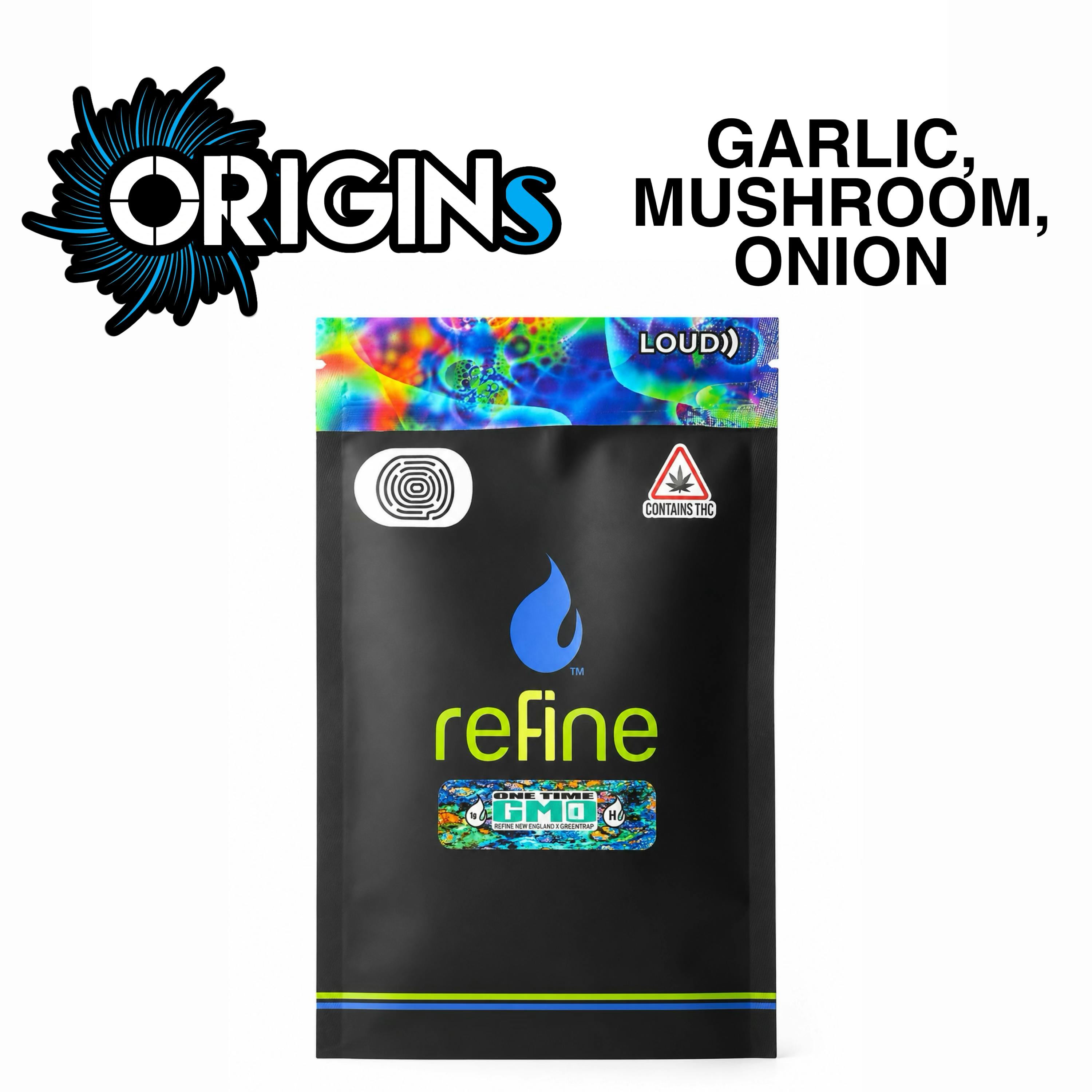 GMO 1G Disposable Cartridge- Refine (Indica)