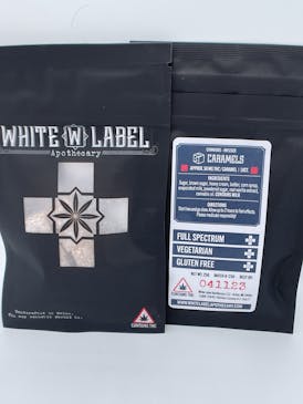 White Label 500 MG THC Caramels